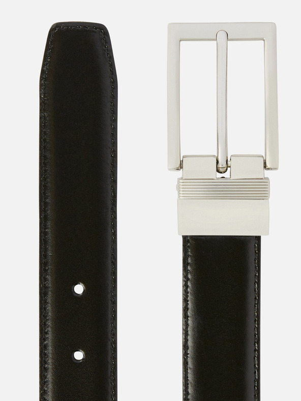 Geox Černý pánský pásek Geox Belt