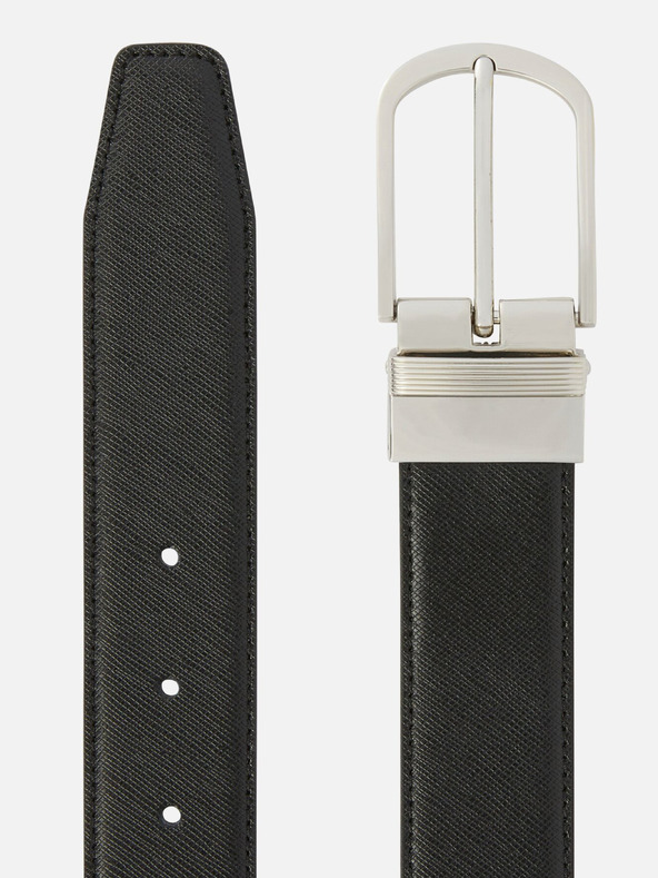Geox Černý pánský pásek Geox Belt