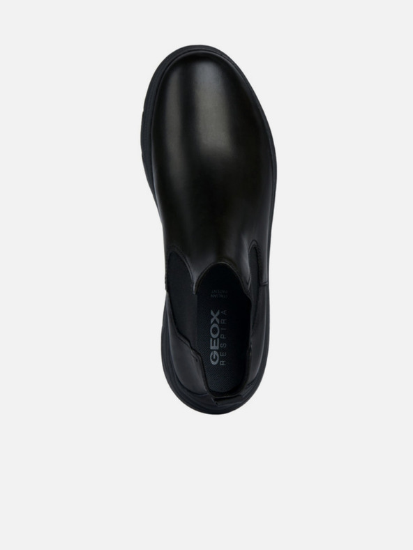 Geox Černá pánská kotníková obuv Geox Portello