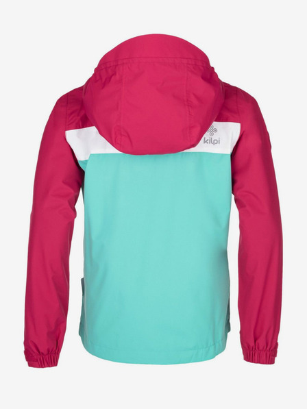 Kilpi Růžovo-tyrkysová holčičí outdoorová bunda Kilpi Orleti