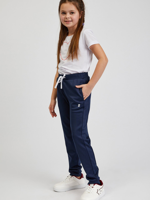 Sam 73 Tmavě modré dětské unisex tepláky SAM73 Michael