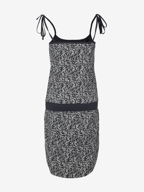 Loap Černé dámské vzorované šaty LOAP BAELA