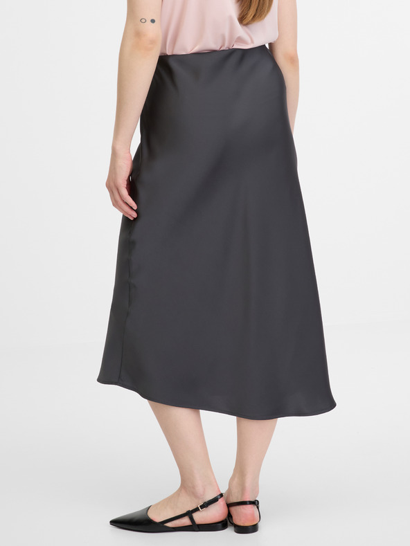 Orsay Tmavě šedá dámská sukně ORSAY