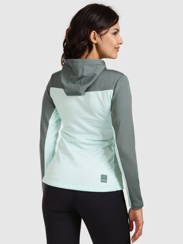 Kilpi Dámská sportovní mikina s kapucí Kilpi SEVELEN-W Mentolová