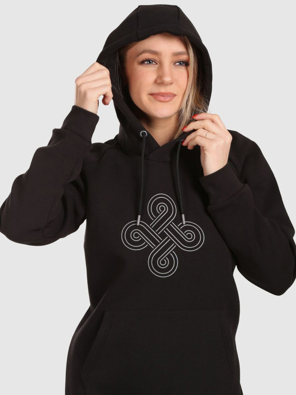 Kilpi Dámské sportovní šaty Kilpi HEYDEN-W Černá