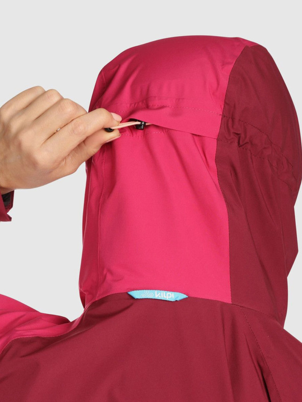 Kilpi Dámská hardshellová nepromokavá bunda Kilpi MAMBA-W Tmavě červená