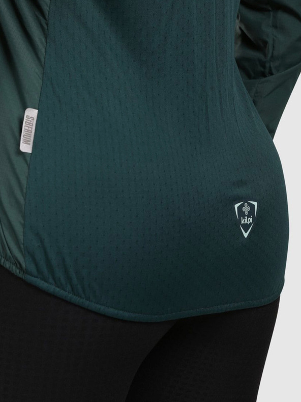 Kilpi Dámská ultralehká běžecká bunda Kilpi ANORI-W Tmavě zelená