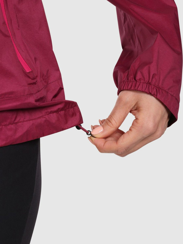 Kilpi Dámská hardshellová outdoorová bunda Kilpi HURRICANE-W Tmavě červená