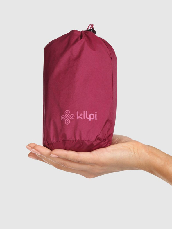 Kilpi Dámská hardshellová outdoorová bunda Kilpi HURRICANE-W Tmavě červená