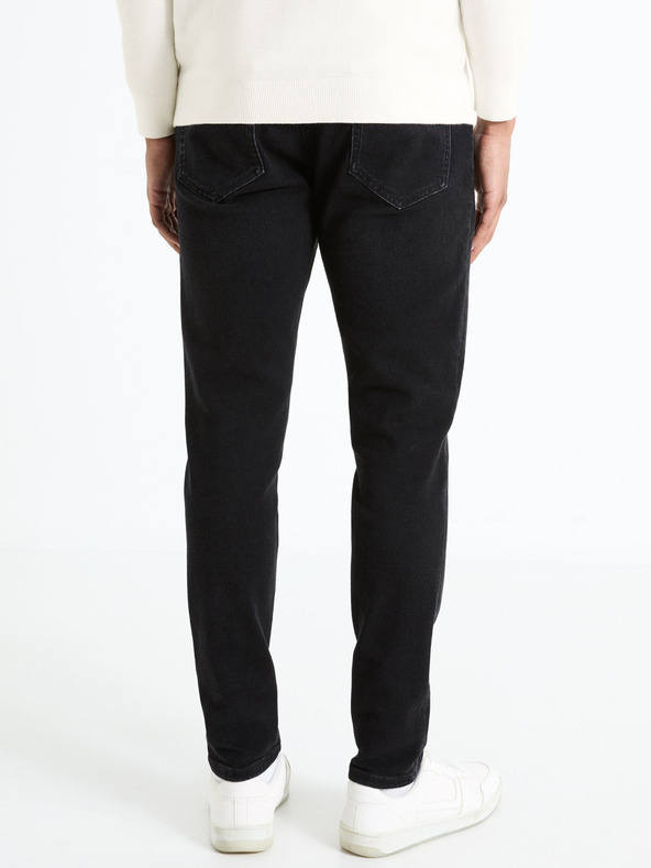 Celio Černé pánské slim fit džíny Celio C25 Fofine