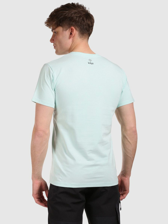 Kilpi Pánské bavlněné tričko Kilpi DISCOVER-M Mentolová