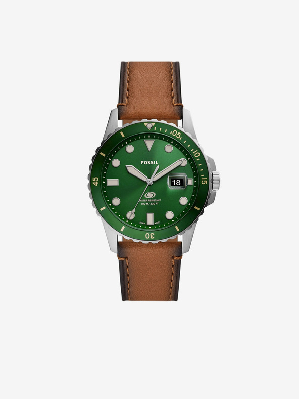 Fossil Stříbrné pánské hodinky Fossil Blue