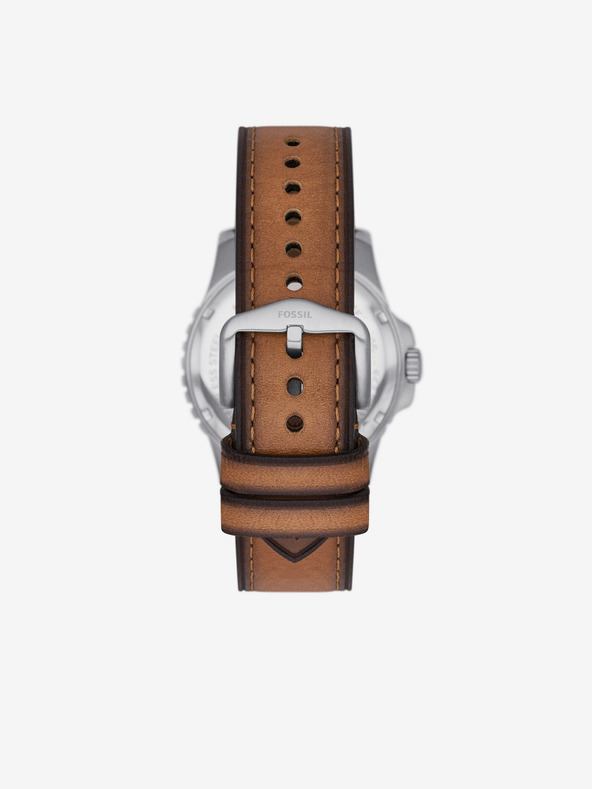 Fossil Stříbrné pánské hodinky Fossil Blue