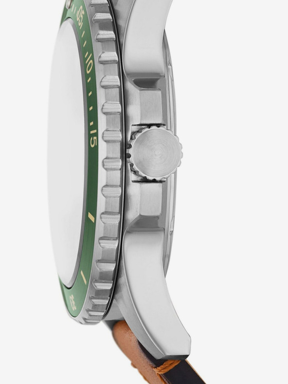 Fossil Stříbrné pánské hodinky Fossil Blue