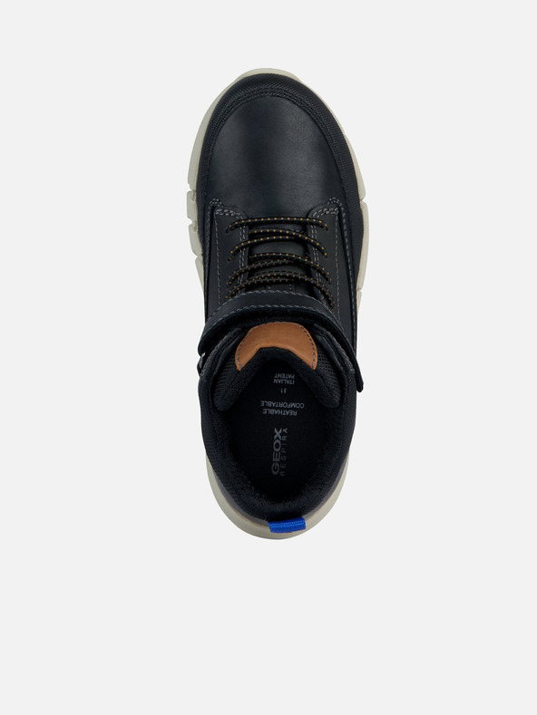 Geox Černá chlapecká kotníková obuv Geox Flexyper