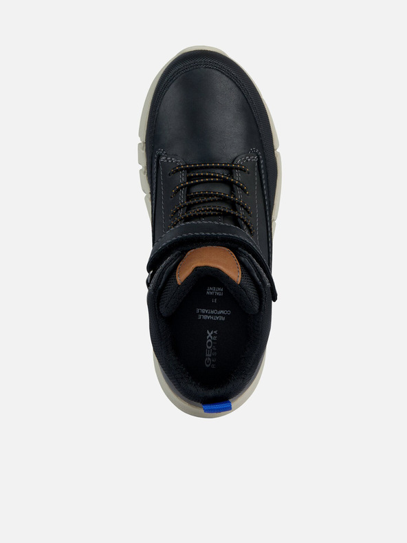 Geox Černá chlapecká kotníková obuv Geox Flexyper