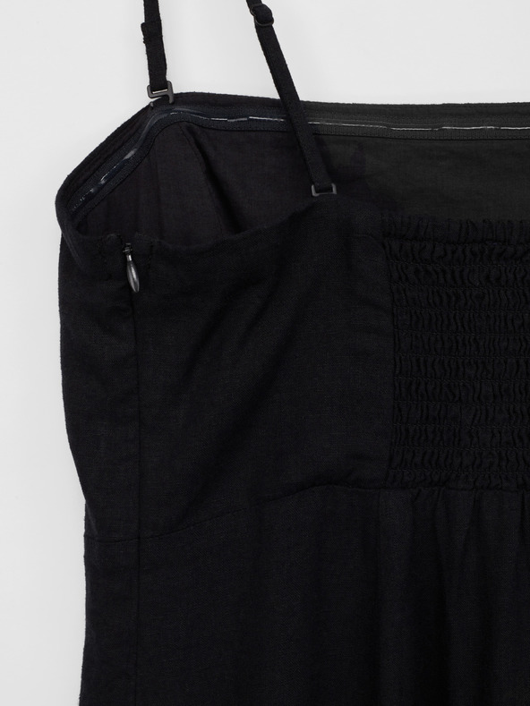 GAP Lněné maxi šaty GAP