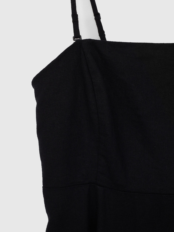 GAP Lněné maxi šaty GAP