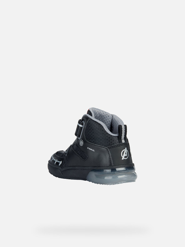 Geox Černé chlapecké tenisky Geox Grayjay