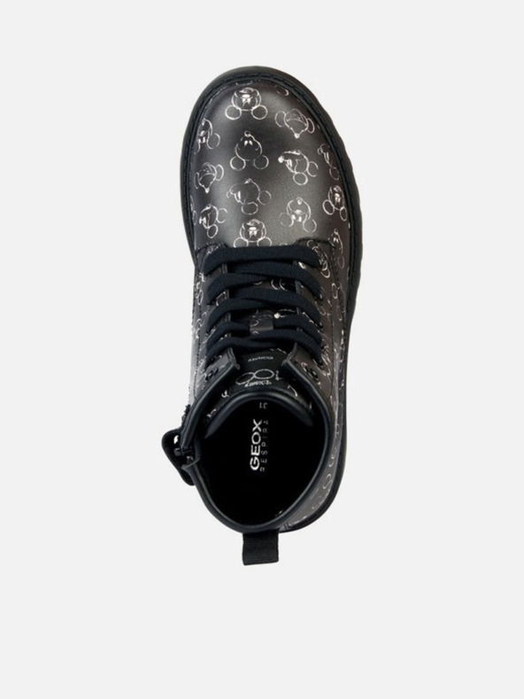 Geox Černá dívčí kotníková obuv Geox Casey