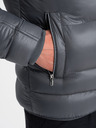 Ombre Clothing Šedá pánská prošívaná zimní bunda Ombre Clothing