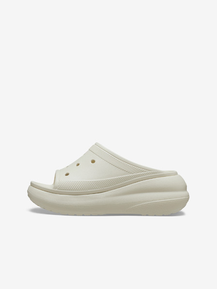 Crocs Krémové dámské pantofle Crocs Crush Slide