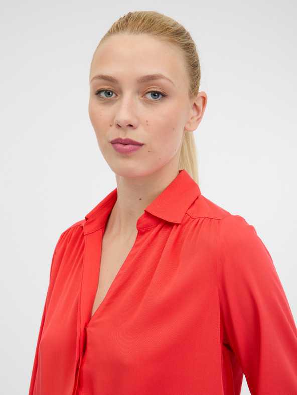 Orsay Červená dámská halenka ORSAY