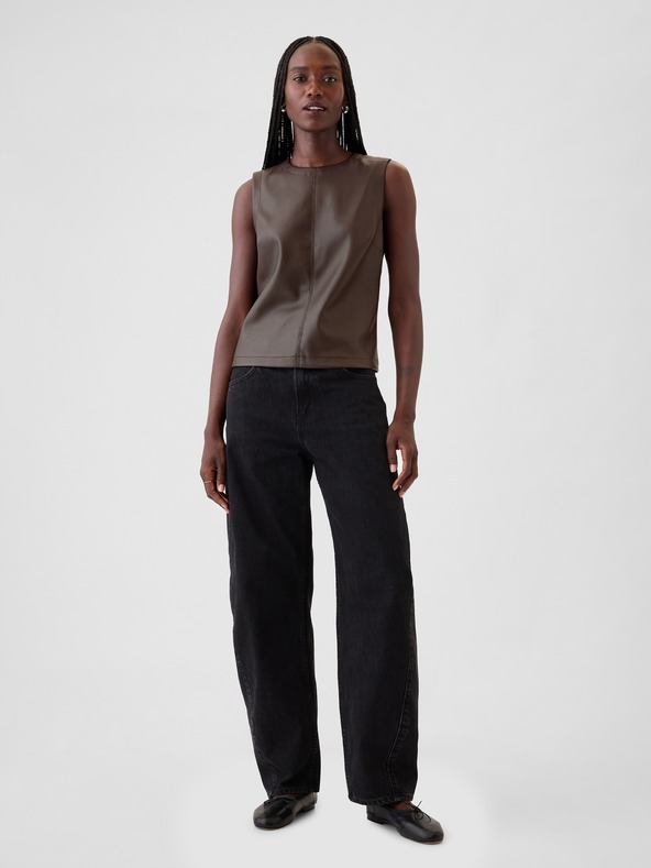 GAP Koženkový top GAP