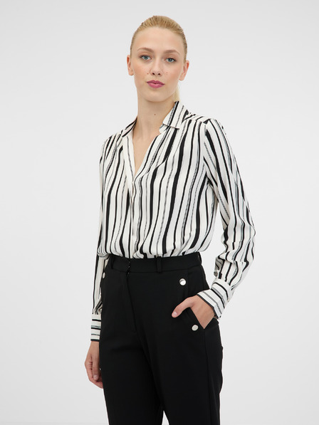 Orsay Bílo-černá dámská halenka ORSAY
