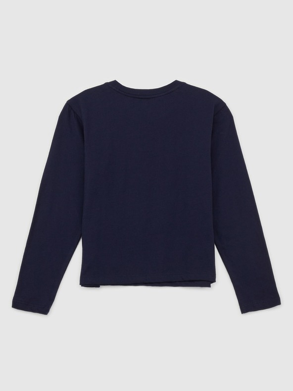 GAP Dětské tričko s metalickým logem Gap