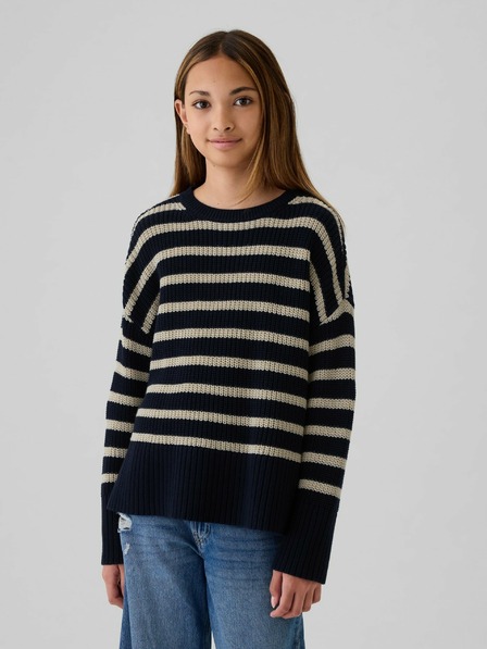 GAP Dětský oversize pruhovaný svetr