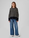 GAP Dětský oversize pruhovaný svetr