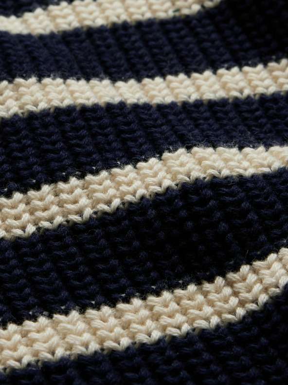 GAP Dětský oversize pruhovaný svetr GAP