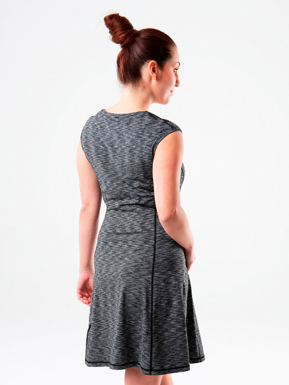 Loap Šedé žíhané šaty LOAP