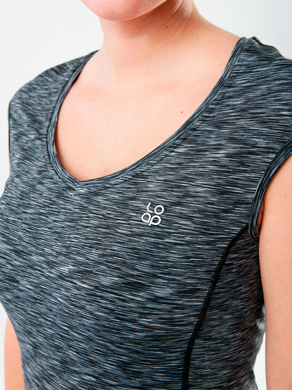 Loap Šedé žíhané šaty LOAP