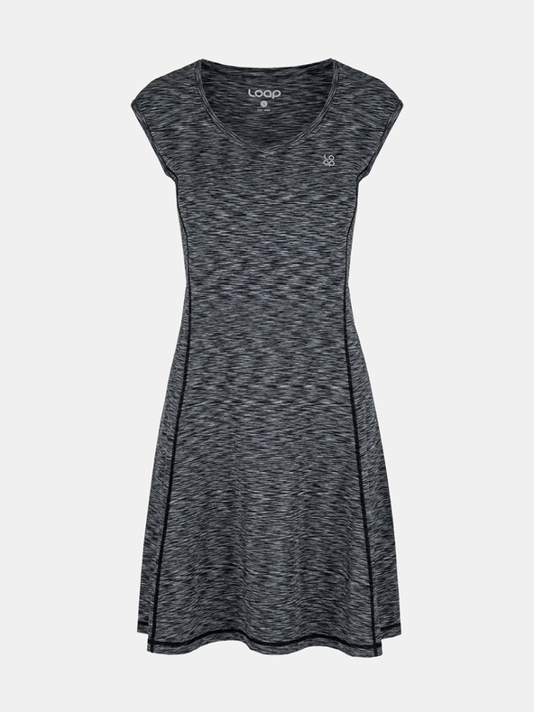 Loap Šedé žíhané šaty LOAP