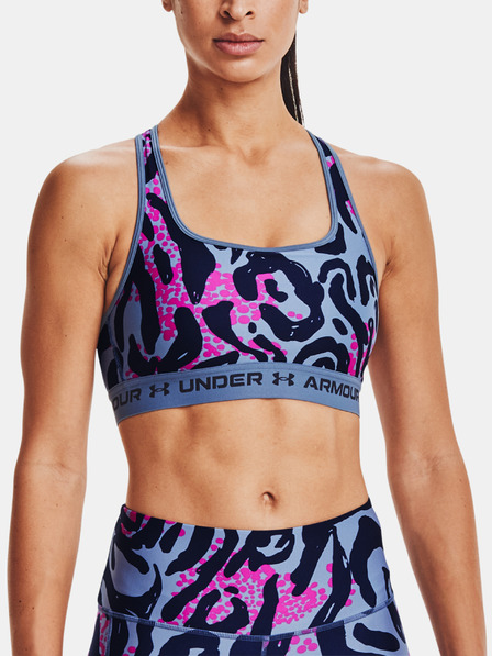 Under Armour Dámská podprsenka Under Armour Crossback Mid Print