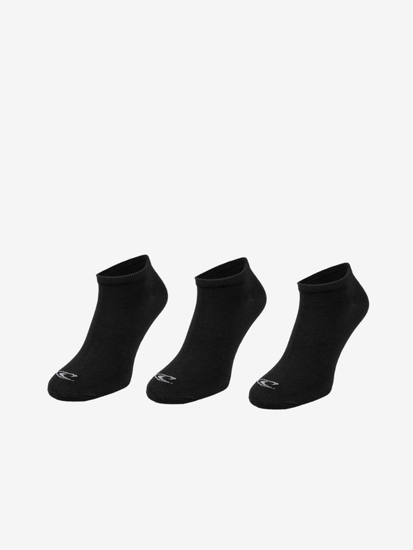 O'Neill Sada tří párů unisex ponožek v černé barvě O'Neill SNEAKER 3PK