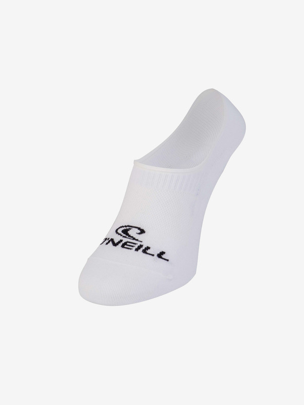 O'Neill Sada tří párů unisex ponožek v bílé barvě O'Neill FOOTIE 3PK