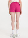 SuperDry Tmavě růžové dámské teplákové kraťasy SuperDry