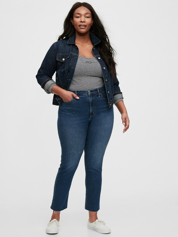 GAP Džíny cigarette high rise GAP