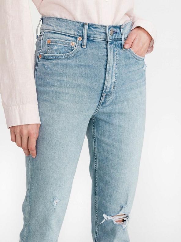 GAP Džíny cigarette high rise GAP