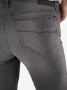Diesel Tmavě šedé dámské skinny fit džíny Diesel Skinzee