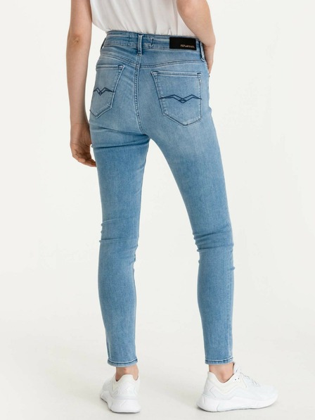 Replay Modré dámské skinny fit džíny Replay Luzien Jeans