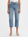 Levi's® Modré dámské zkrácené mom fit džíny Levi's®