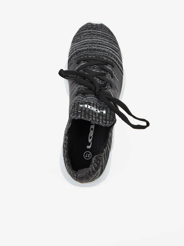 Loap Černé dámské žíhané tenisky LOAP