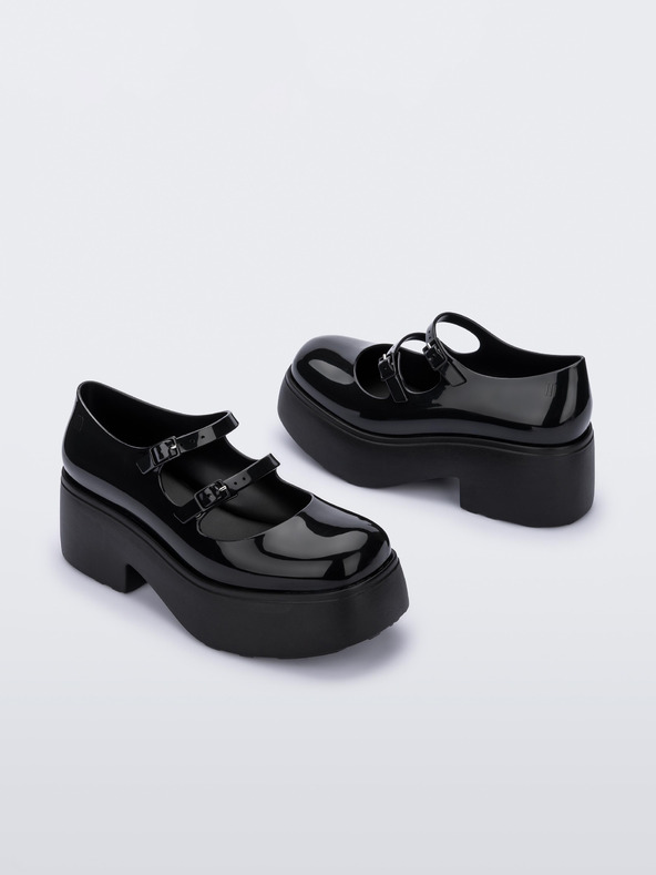 Melissa Černé dámské baleríny na platform Melissa Farah