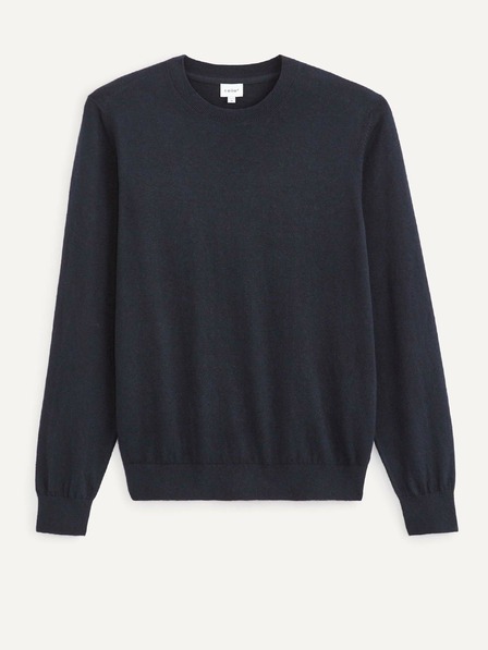 Celio Tmavě modrý pánský basic svetr Celio