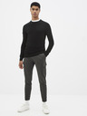 Celio Černý basic svetr Celio Sesweet