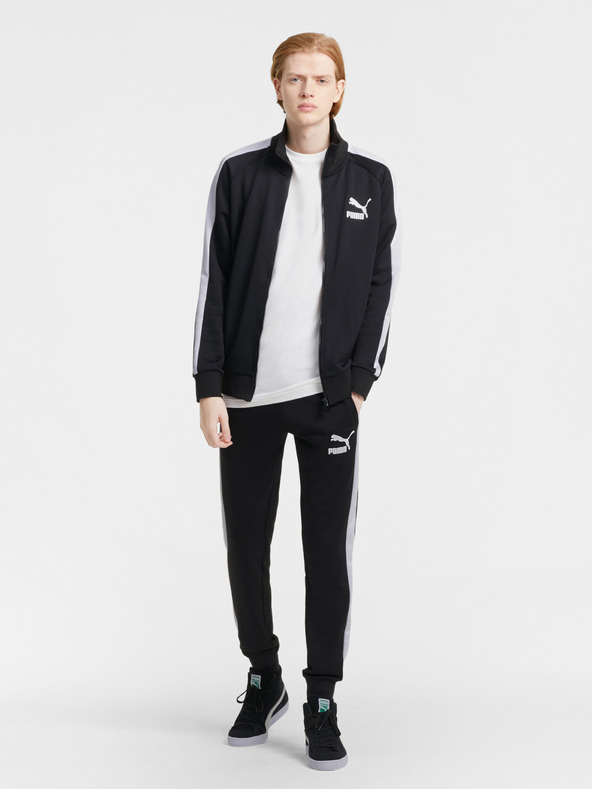 Puma Černá pánská sportovní mikina Puma